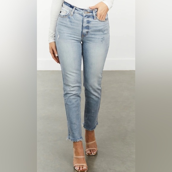 Kancan Straight Leg Jeans - Picture 1 of 5